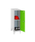 Spind SIMONLOCKER DISM grau, grün 8425437122064, 1 Schließfach 40,0 x 50,0 x 101,5 cm