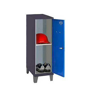 Spind SIMONLOCKER DISM anthrazit, blau 8425437122071, 1 Schließfach 40,0 x 50,0 x 101,5 cm