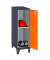Spind SIMONLOCKER DISM anthrazit, orange 8425437122101, 1 Schließfach 40,0 x 50,0 x 101,5 cm