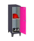 Spind SIMONLOCKER DISM anthrazit, pink 8425437122118, 1 Schließfach 40,0 x 50,0 x 101,5 cm