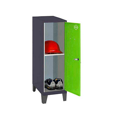 Spind SIMONLOCKER DISM anthrazit, grün 8425437122125, 1 Schließfach 40,0 x 50,0 x 101,5 cm
