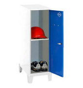 Spind SIMONLOCKER DISM weiß, blau 8425437122149, 1 Schließfach 40,0 x 50,0 x 101,5 cm
