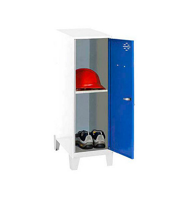 Spind SIMONLOCKER DISM weiß, blau 8425437122149, 1 Schließfach 40,0 x 50,0 x 101,5 cm
