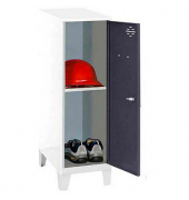Spind SIMONLOCKER DISM weiß, anthrazit 8425437122156, 1 Schließfach 40,0 x 50,0 x 101,5 cm