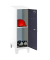 Spind SIMONLOCKER DISM weiß, anthrazit 8425437122156, 1 Schließfach 40,0 x 50,0 x 101,5 cm