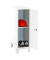 Spind SIMONLOCKER DISM weiß 8425437122163, 1 Schließfach 40,0 x 50,0 x 101,5 cm