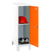 Spind SIMONLOCKER DISM weiß, orange 8425437122170, 1 Schließfach 40,0 x 50,0 x 101,5 cm