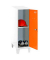 Spind SIMONLOCKER DISM weiß, orange 8425437122170, 1 Schließfach 40,0 x 50,0 x 101,5 cm