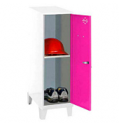 Spind SIMONLOCKER DISM weiß, pink 8425437122187, 1 Schließfach 40,0 x 50,0 x 101,5 cm