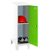 Spind SIMONLOCKER DISM weiß, grün 8425437122194, 1 Schließfach 40,0 x 50,0 x 101,5 cm
