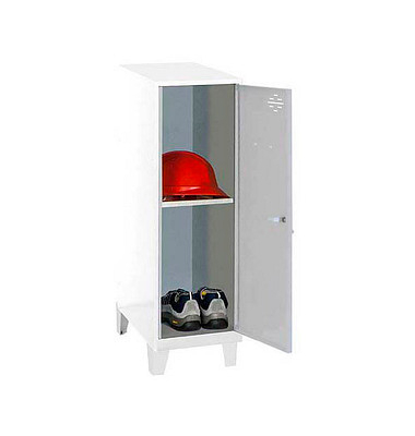 Spind SIMONLOCKER DISM weiß, grau 8425437122200, 1 Schließfach 40,0 x 50,0 x 101,5 cm