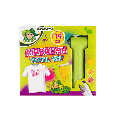 Airbrushset für Kinder farbsortiert