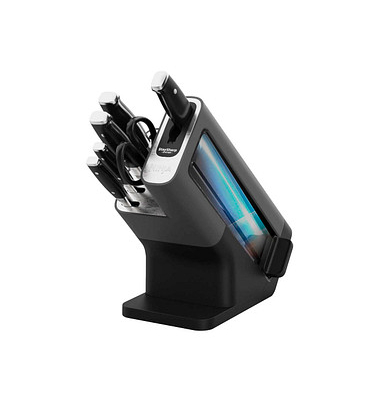 Messerblock Foodi StaySharp schwarz, silber