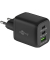Ladekabel mit Adapter schwarz 1,0 m, 65 Watt