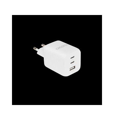 GaN-Ladeadapter weiß, 65 Watt