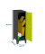 Spind SIMONLOCKER DISM SINGLE anthrazit, grün 8425437120367, 1 Schließfach 30,0 x 50,0 x 101,5 cm