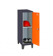 Spind SIMONLOCKER DISM SINGLE anthrazit, orange 8425437120787, 1 Schließfach 30,0 x 50,0 x 101,5 cm