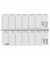 Schreibtischquerkalender 5094-25, 1 Woche / 1 Seite, 29,6x9,9cm, 2025