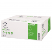 Toilettenpapier BioTech 407571, 2-lagig, weiß, 224 Blatt / Pack,