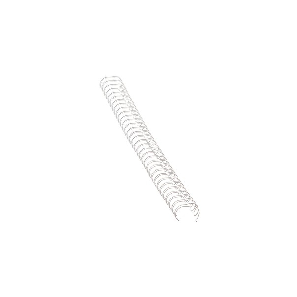0077511532740 - Drahtbinderücken 53274 weiß 31 34 Ringe auf A4 130 Blatt 14mm 100 Stück 0077511532740 100 Stück
