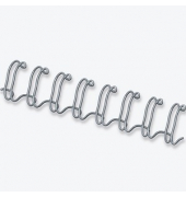 Drahtbinderücken 54450 silber 3:1 34 Ringe auf A4 35 Blatt 6mm
