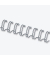 Drahtbinder&uuml;cken 54450, 3:1, 34 Ringe auf A4, silber, 6mm