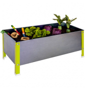 Hochbeet SIMONGARDEN URBAN Metall grün, silber rechteckig 90,0 x 41,0 cm