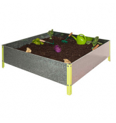 Hochbeet SIMONGARDEN URBAN Metall grün, silber rechteckig 120,0 x 41,0 cm