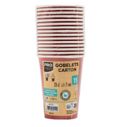 15 PROnappe Einweg-Kaffeebecher 200,0 ml