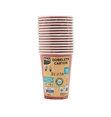 15 PROnappe Einweg-Kaffeebecher 200,0 ml