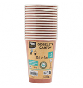 15 PROnappe Einweg-Kaffeebecher 200,0 ml