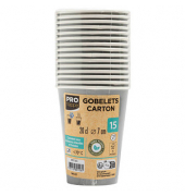 15 PROnappe Einweg-Kaffeebecher 200,0 ml