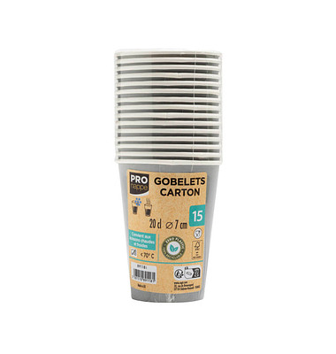 15 PROnappe Einweg-Kaffeebecher 200,0 ml