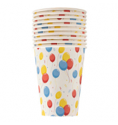 10 PROnappe Einweg-Kaffeebecher Ballons 200,0 ml