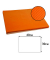 500 PROnappe Platzsets Tiss Lack orange 30,0 x 40,0 cm