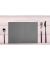 500 PROnappe Platzsets Tiss Lack grau 30,0 x 40,0 cm