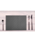 500 PROnappe Platzsets Tiss Lack grau 30,0 x 40,0 cm