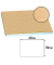 Platzdecke Tiss Lack 324040I, natur / Uni, 30cm x 40cm