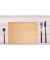 Platzdecke Tiss Lack 324040I, natur / Uni, 30cm x 40cm