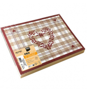 400 PROnappe Platzsets Edelweiß mehrfarbig 30,0 x 40,0 cm