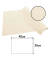 100 PROnappe Platzsets beige 30,0 x 40,0 cm