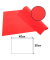 100 PROnappe Platzsets rot 30,0 x 40,0 cm