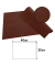 100 PROnappe Platzsets braun 30,0 x 40,0 cm