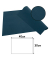 100 PROnappe Platzsets grau 30,0 x 40,0 cm