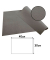 100 PROnappe Platzsets grau 30,0 x 40,0 cm