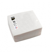 Servietten weiß 2-lagig 20,0 x 20,0 cm