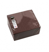 Servietten braun 2-lagig 20,0 x 20,0 cm