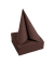 Servietten braun 2-lagig 20,0 x 20,0 cm