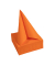 Servietten orange 2-lagig 20,0 x 20,0 cm