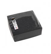 Servietten schwarz 2-lagig 20,0 x 20,0 cm